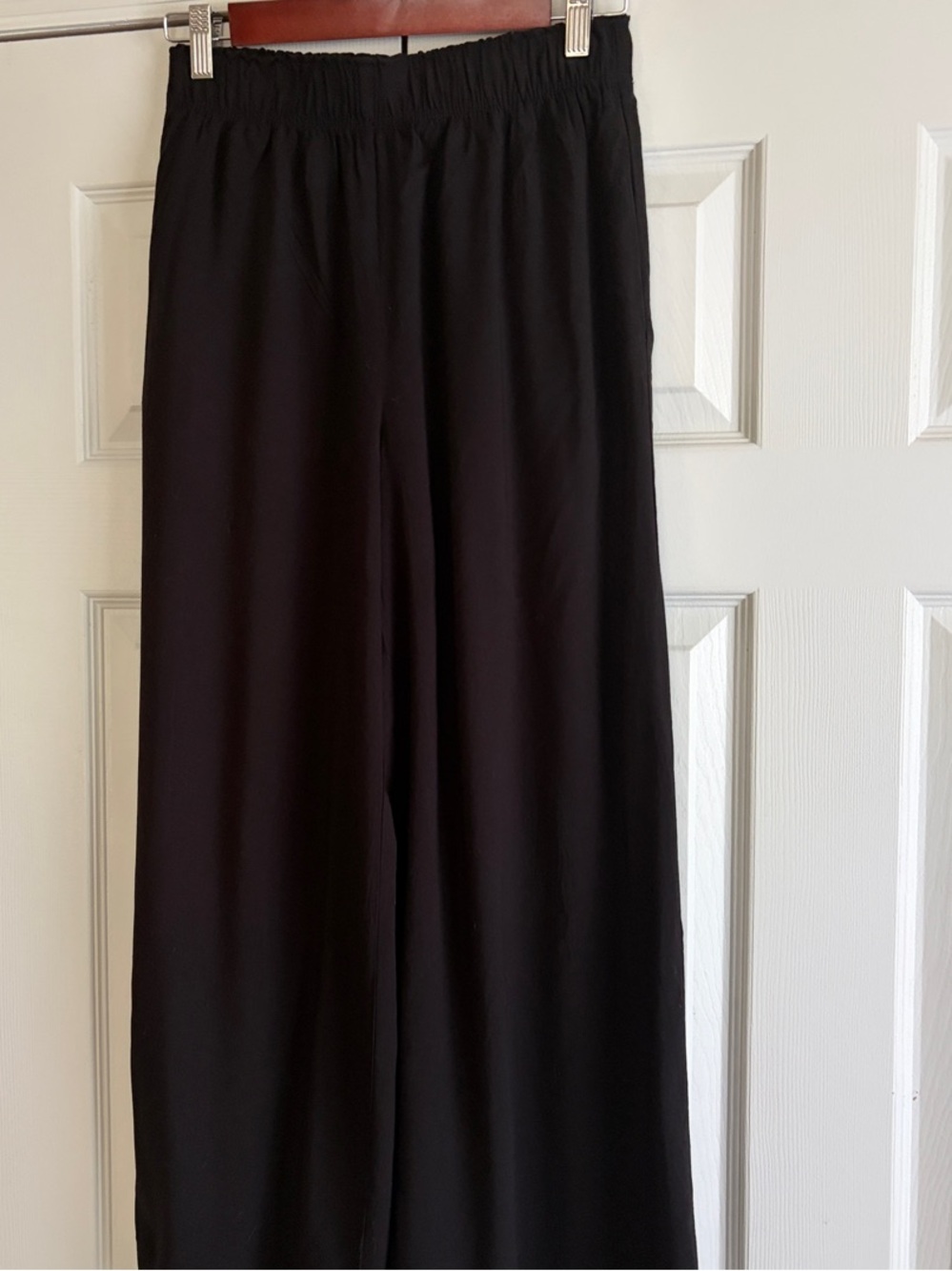 H&M Black Wide-Leg Pull-On Pants - Picture 3 of 5